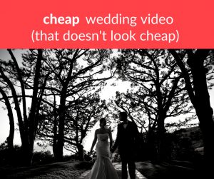 cheap wedding video, DIY wedding video, wedding video, wedding videography, wedding video alternatives, Weddeo