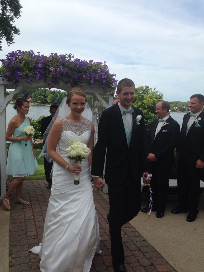 Real Weddeo Weddings: Katie & Brandon’s Lakeside Michigan Wedding